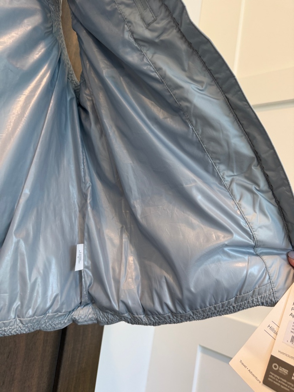 Vuori Ice Blue Puffer Vest - Picture 7 of 8